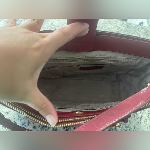Red Michael Kors Satchel - Picture 3 of 3